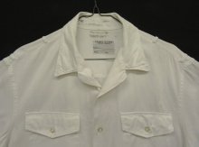 他の写真1: 50'S アメリカ軍 USMA "CADET STORE WEST POINT" コットンツイル 半袖 オープンカラーシャツ ホワイト (VINTAGE)