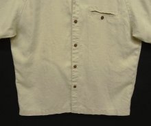 他の写真3: 03'S PATAGONIA "HEMP100%" ラグランスリーブ 半袖 オープンカラーシャツ オフホワイト (VINTAGE)