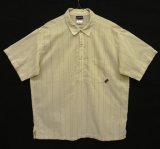 05'S PATAGONIA オーガニックコットン/ナイロン 半袖 プルオーバーシャツ ストライプ (VINTAGE)