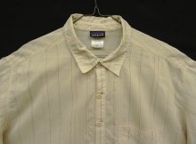 他の写真1: 05'S PATAGONIA オーガニックコットン/ナイロン 半袖 プルオーバーシャツ ストライプ (VINTAGE)