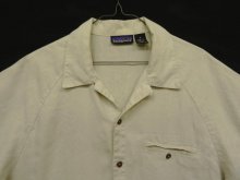 他の写真1: 03'S PATAGONIA "HEMP100%" ラグランスリーブ 半袖 オープンカラーシャツ オフホワイト (VINTAGE)