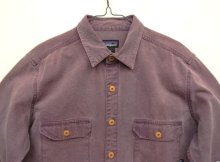 他の写真1: 90'S PATAGONIA キャンバス 長袖 ワークシャツ グレープ マカオ製 (VINTAGE)