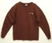 画像3: 90'S PATAGONIA "BENEFICIAL T'S" バックプリント 長袖 Tシャツ ブラウン USA製 (VINTAGE) (3)