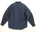 画像3: DANIEL HECHTER フラップ付きポケット 長袖 シルクシャツ ネイビー (VINTAGE) (3)