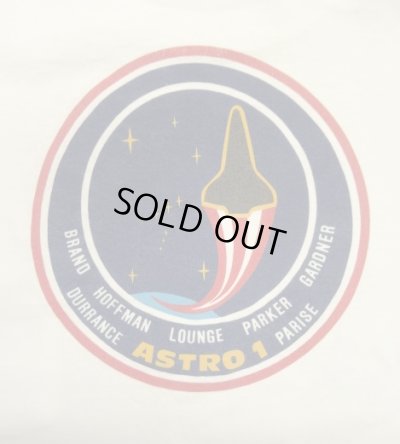 画像2: 90'S SPACE SHUTTLE "STS-35" シングルステッチ 両面プリント ポケット付き 半袖 Tシャツ ホワイト USA製 (VINTAGE)