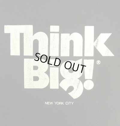 画像3: 80'S THINK BIG! シングルステッチ 半袖 Tシャツ ブラック USA製 (VINTAGE)