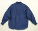 画像3: FRATELLO フラップ付きポケット 長袖 シルクシャツ ダークブルー (VINTAGE) (3)