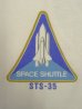 画像5: 90'S SPACE SHUTTLE "STS-35" シングルステッチ 両面プリント ポケット付き 半袖 Tシャツ ホワイト USA製 (VINTAGE) (5)