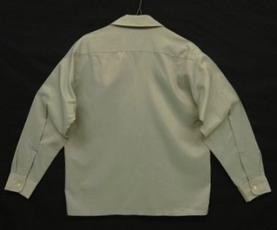 画像3: 60'S TOWNCRAFT 長袖 オープンカラーシャツ グレー (VINTAGE)