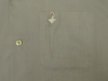 他の写真2: 60'S TOWNCRAFT 長袖 オープンカラーシャツ グレー (VINTAGE)