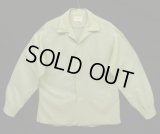 60'S TOWNCRAFT 長袖 オープンカラーシャツ ライトグリーン (VINTAGE)