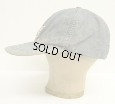 画像4: 90'S RALPH LAUREN "POLO SPORT" デニム ベースボールキャップ インディゴ (VINTAGE)