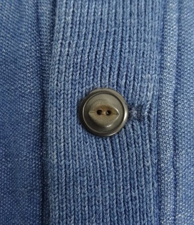 画像4: 90'S RALPH LAUREN コットン ショールカラー カーディガン インディゴ (VINTAGE) 