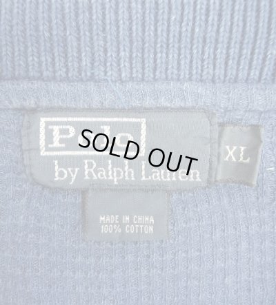 画像2: 90'S RALPH LAUREN コットン ショールカラー カーディガン インディゴ (VINTAGE) 
