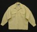 画像1: 90'S RALPH LAUREN レーヨン/リネン フラップ付きポケット 長袖 オープンカラーシャツ ベージュ (VINTAGE) (1)