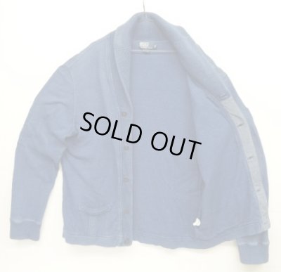 画像3: 90'S RALPH LAUREN コットン ショールカラー カーディガン インディゴ (VINTAGE) 