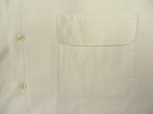 他の写真2: 90'S RALPH LAUREN "STEWARD" ポプリン フラップ付きポケット 長袖 オープンカラーシャツ ホワイト (VINTAGE)