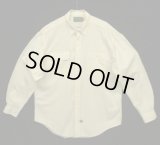 90'S RALPH LAUREN "POLO COUNTRY" 猫目ボタン 長袖 ワークシャツ 生成り (VINTAGE)