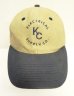 画像2: KC ELECTRICAL SUPPLY CO 6パネル ツートンカラー ベースボールキャップ ベージュ/ネイビー (USED) (2)