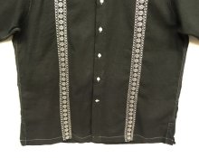他の写真3: GUAYABERA SHIRT 半袖 キューバシャツ 後染めブラック (VINTAGE)