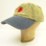 20th MAINE 6パネル ツートンカラー ベースボールキャップ タン/ブルー (USED)