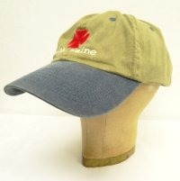 20th MAINE 6パネル ツートンカラー ベースボールキャップ タン/ブルー (USED)