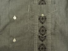 他の写真2: GUAYABERA SHIRT オープンカラー 半袖 キューバシャツ 後染めブラック (VINTAGE)