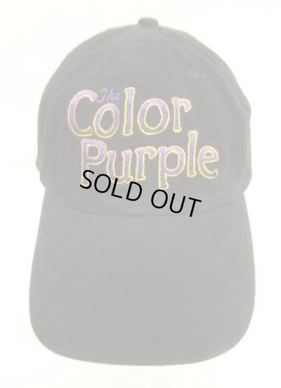 画像2: THE COLOR PURPLE 6パネル ベースボールキャップ ブラック (USED)