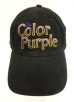 画像2: THE COLOR PURPLE 6パネル ベースボールキャップ ブラック (USED) (2)