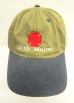 画像2: 20th MAINE 6パネル ツートンカラー ベースボールキャップ タン/ブルー (USED) (2)