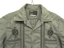 他の写真1: GUAYABERA SHIRT オープンカラー 半袖 キューバシャツ 後染めブラック (VINTAGE)