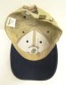 画像5: KC ELECTRICAL SUPPLY CO 6パネル ツートンカラー ベースボールキャップ ベージュ/ネイビー (USED) (5)
