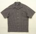 画像1: 90'S RALPH LAUREN "ADAMS" コットン 半袖 オープンカラーシャツ チェック柄 (VINTAGE) (1)