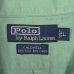 画像2: 90'S RALPH LAUREN "CALDWELL" シルク/リネン 裾ロゴ 半袖 オープンカラーシャツ ミントグリーン (VINTAGE) (2)