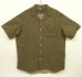 画像1: 90'S RALPH LAUREN "BONNARD" シルク/リネン 半袖 オープンカラーシャツ 総柄 (VINTAGE) (1)