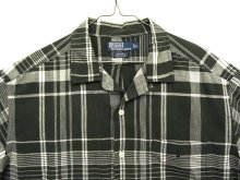 他の写真1: 90'S RALPH LAUREN "CALDWELL" コットン 半袖 オープンカラーシャツ チェック柄 (VINTAGE)