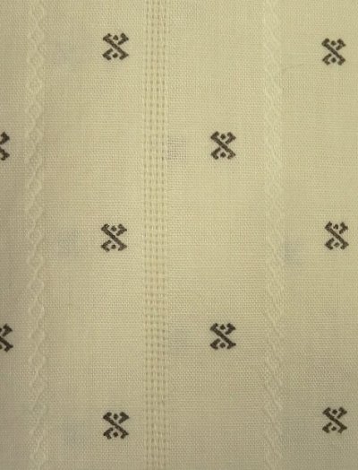 画像3: 90'S RALPH LAUREN "CLAYTON" コットン 半袖 オープンカラーシャツ オフホワイトベース/小紋柄 (VINTAGE)