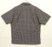 画像3: 90'S RALPH LAUREN "ADAMS" コットン 半袖 オープンカラーシャツ チェック柄 (VINTAGE) (3)