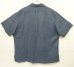 画像4: 90'S RALPH LAUREN "CALDWELL" シルク/リネン 裾ロゴ 半袖 オープンカラーシャツ ブルー (VINTAGE) (4)