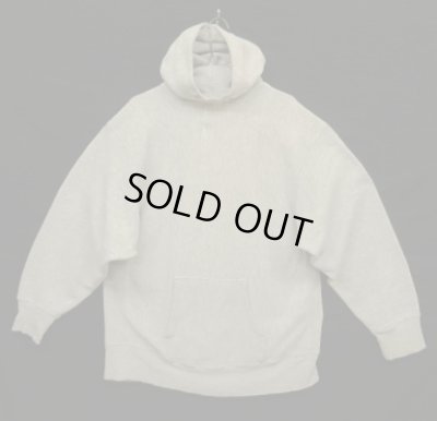 画像4: 80'S CHAMPION トリコタグ バックプリント リバースウィーブ パーカー グレー USA製 (VINTAGE)