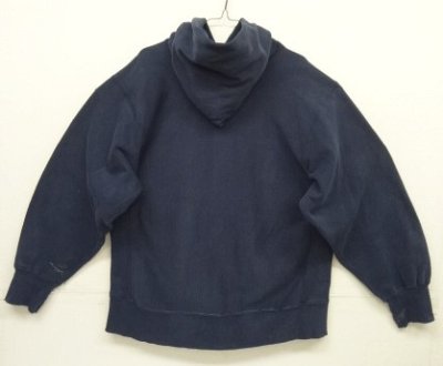 画像5: 80'S CHAMPION トリコタグ リバースウィーブ パーカー ネイビー USA製 (VINTAGE)