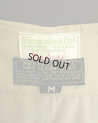 画像2: 60'S ABERCROMBIE & FITCH "SAFARIタグ" ハーフムーンポケット ハンティングベスト ベージュ (VINTAGE)