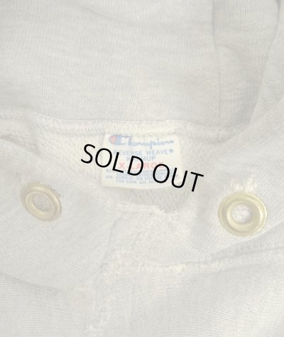 画像5: 80'S CHAMPION トリコタグ バックプリント リバースウィーブ パーカー グレー USA製 (VINTAGE)