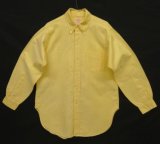 60'S BROOKS BROTHERS "MAKERS" 6ボタン オックスフォード BDシャツ イエロー USA製 (VINTAGE)