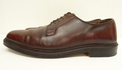 画像3: ALDEN 930 グレインレザー プレーントゥシューズ ブラウン USA製 (USED)