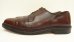 画像3: ALDEN 930 グレインレザー プレーントゥシューズ ブラウン USA製 (USED) (3)