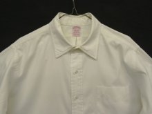 他の写真1: 90'S BROOKS BROTHERS ポプリン レギュラーカラーシャツ ホワイト USA製 (VINTAGE)