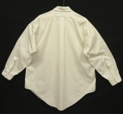 画像3: 90'S BROOKS BROTHERS ポプリン レギュラーカラーシャツ ホワイト USA製 (VINTAGE)