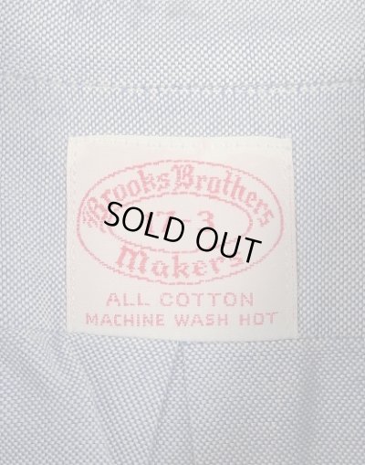 画像2: 60'S BROOKS BROTHERS "MAKERS" 6ボタン オックスフォード BDシャツ ブルー USA製 (VINTAGE)