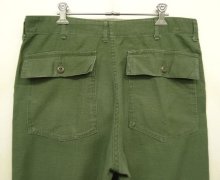 他の写真3: 60'S アメリカ軍 US ARMY "OG107" コットンサテン ベイカーパンツ SCOVILLアルミジップ W36L31 (VINTAGE)